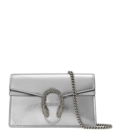 gucci silver hardware bag|Gucci silver dionysus.